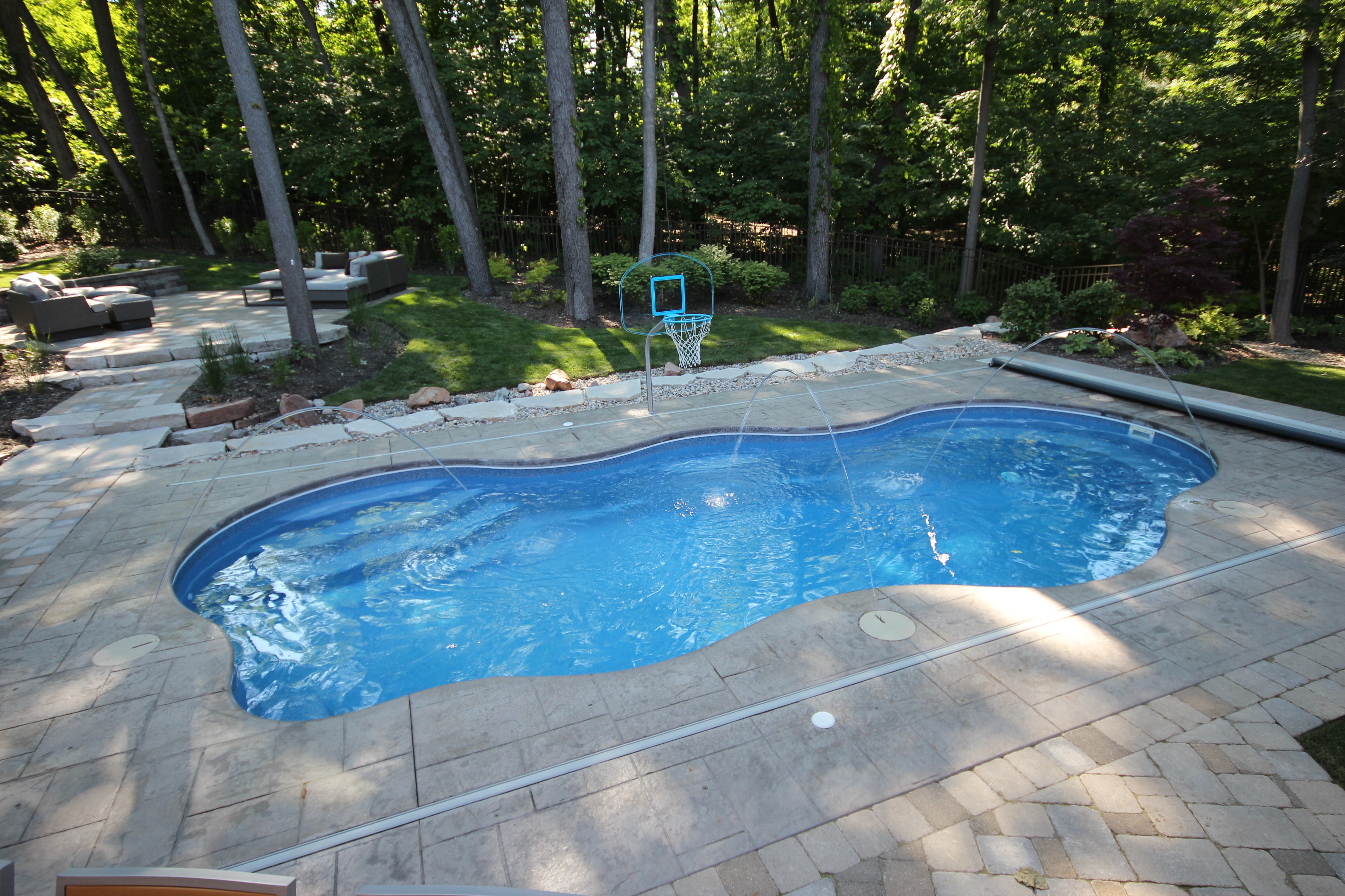 Pool cover equipment installation